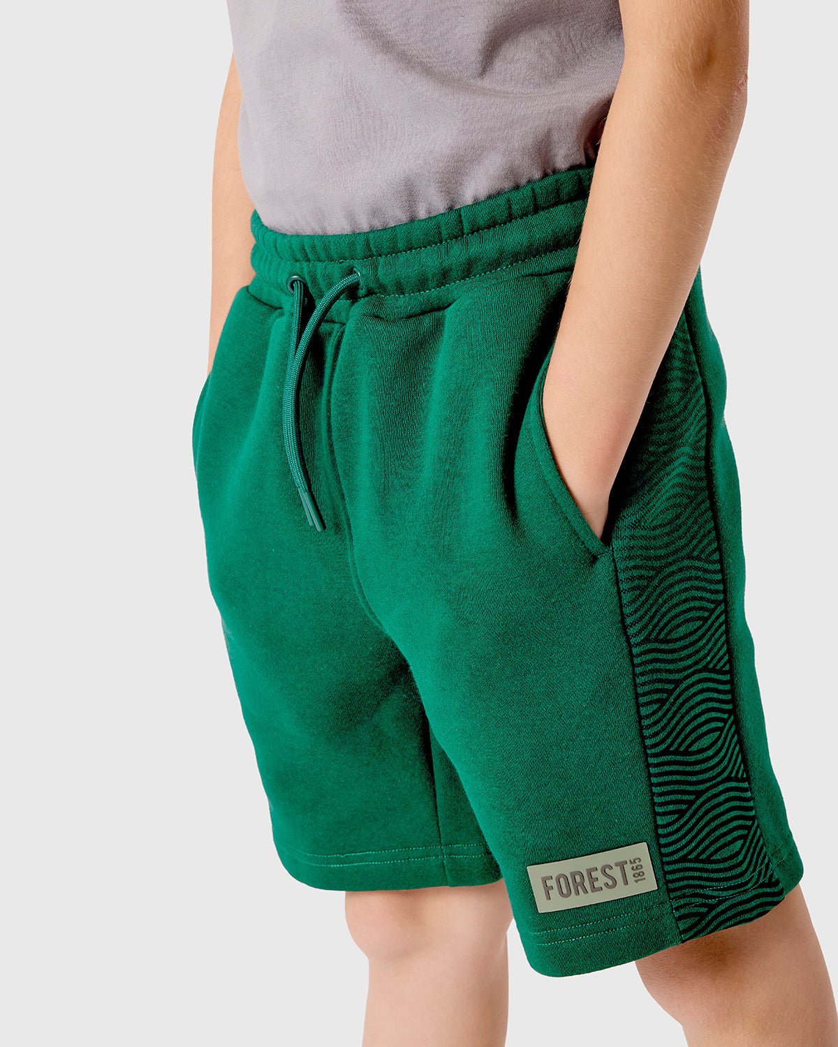 NFFC Junior Green Trent Print Shorts - Nottingham Forest FC