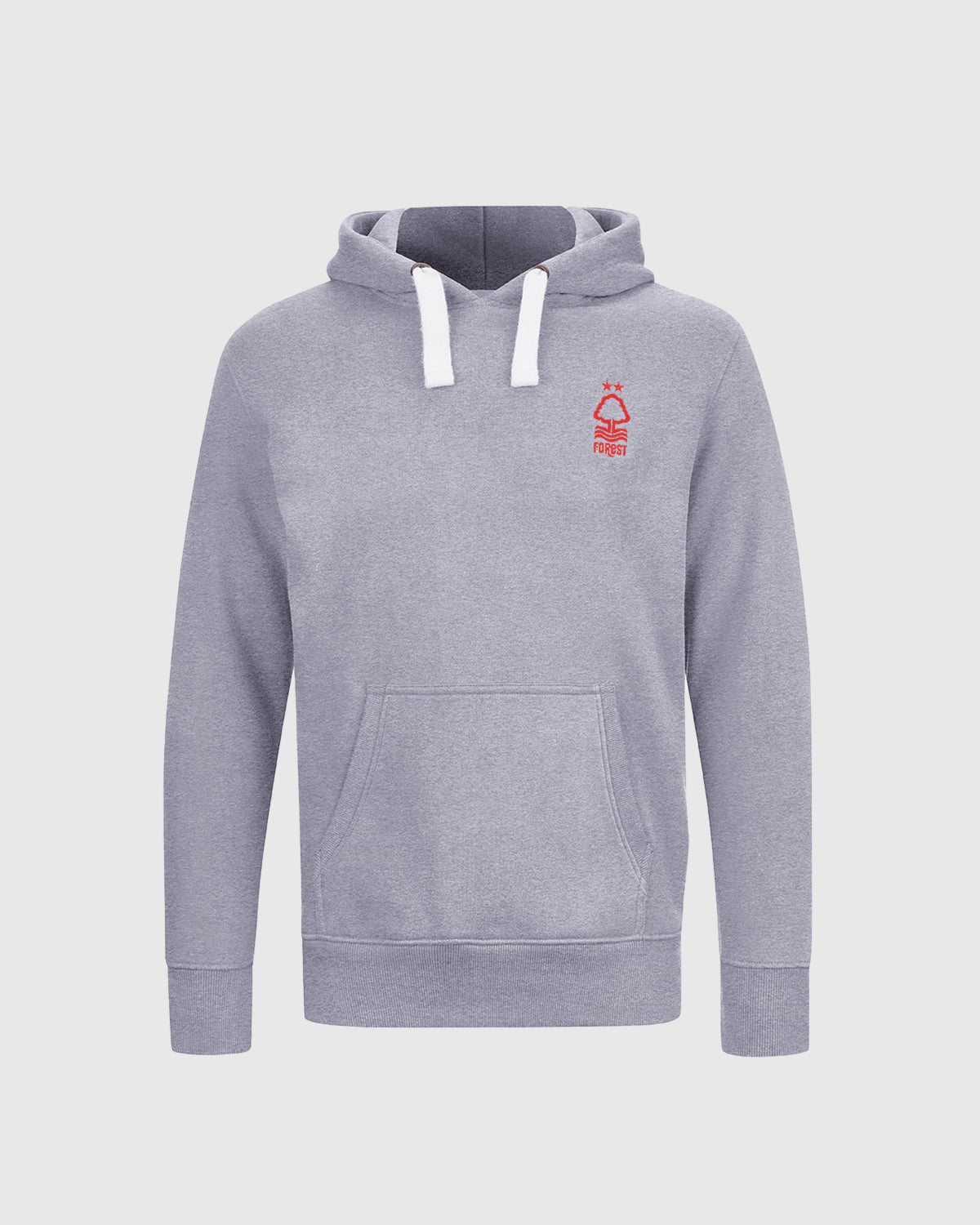 NFFC Junior Grey Essential Crest Hoodie - Nottingham Forest FC