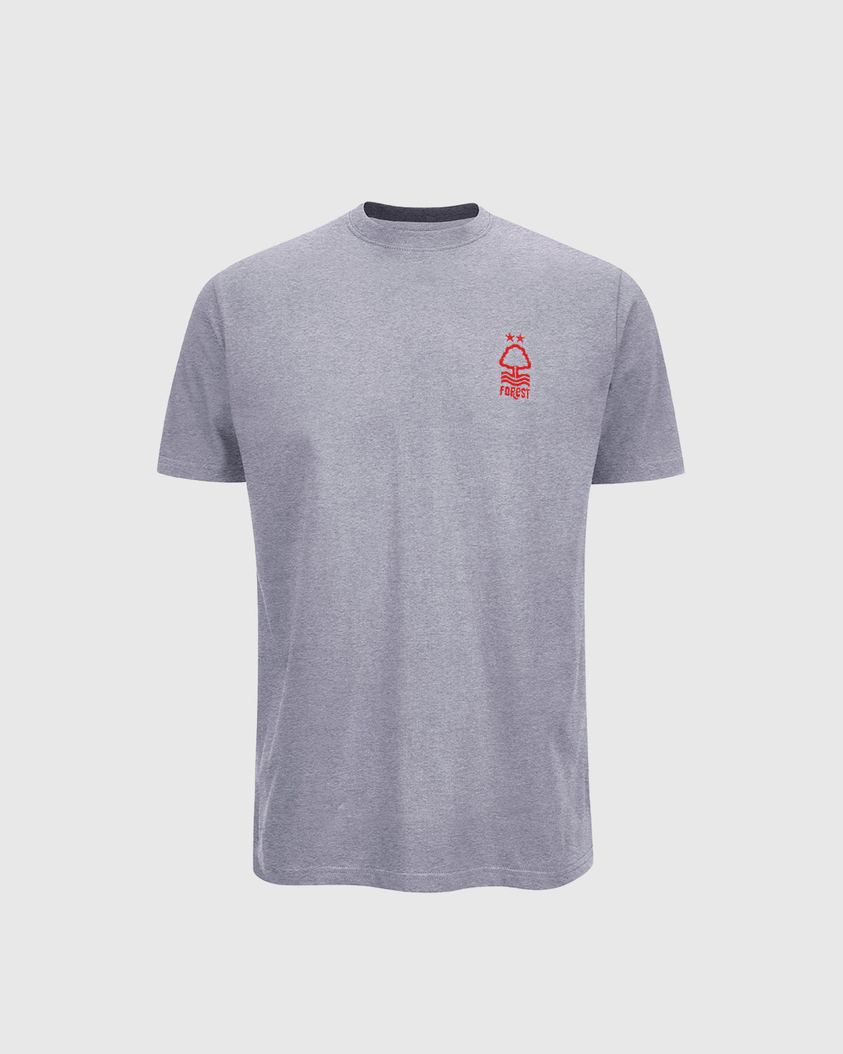 NFFC Junior Grey Essential Crest T-Shirt - Nottingham Forest FC