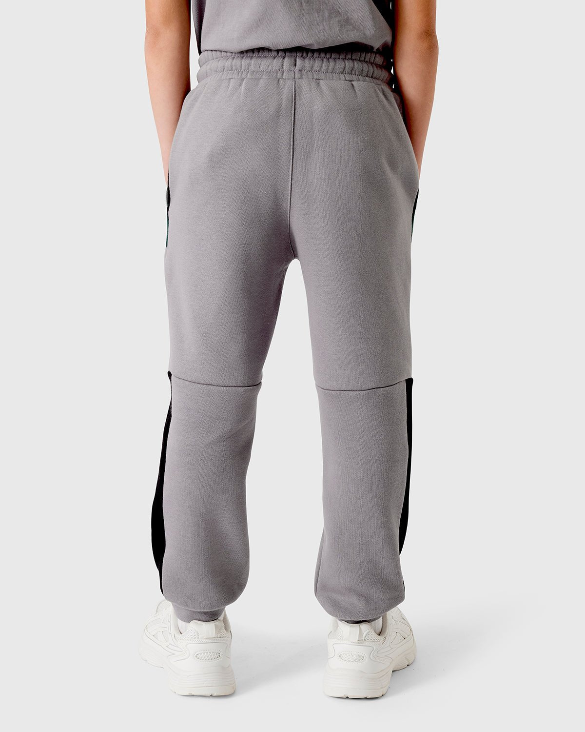 NFFC Junior Grey Panelled Joggers - Nottingham Forest FC