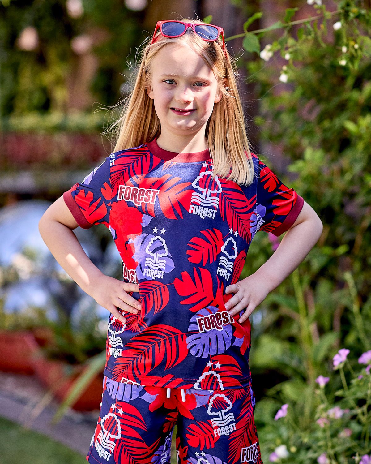 NFFC Junior Holiday Hawaiian T-Shirt - Nottingham Forest FC