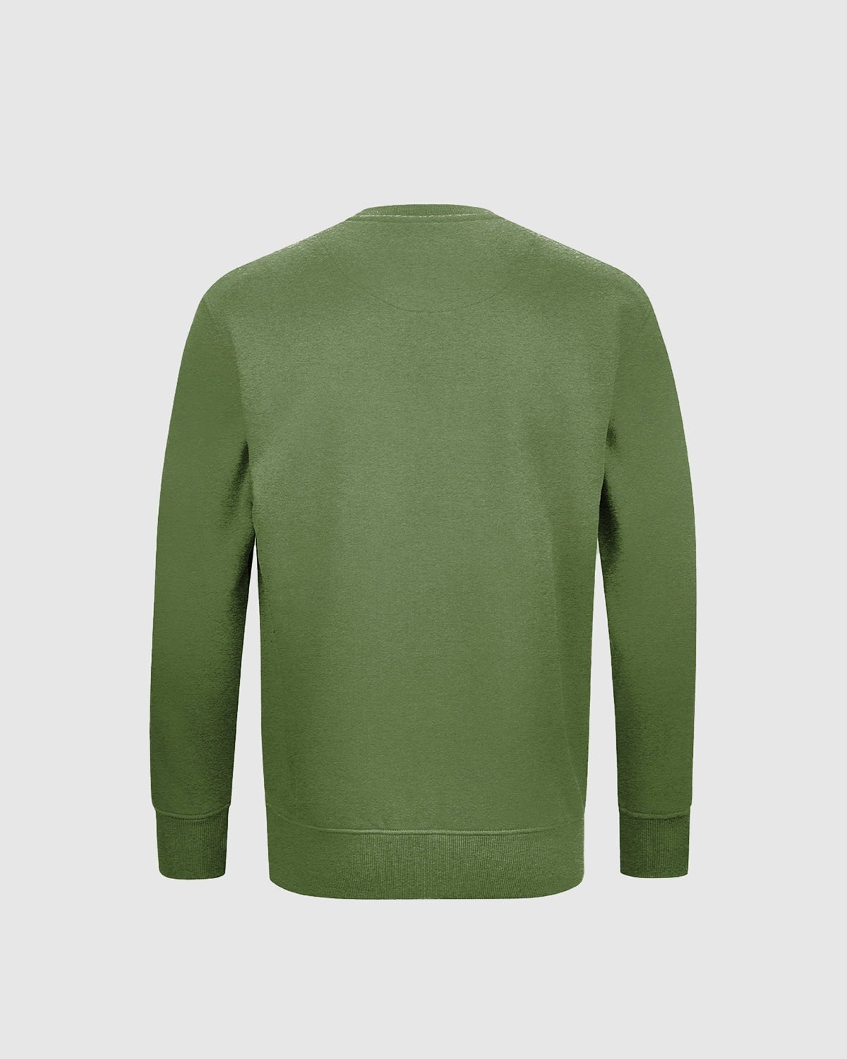 NFFC Junior Khaki Essential Crest Crew Neck Sweatshirt - Nottingham Forest FC