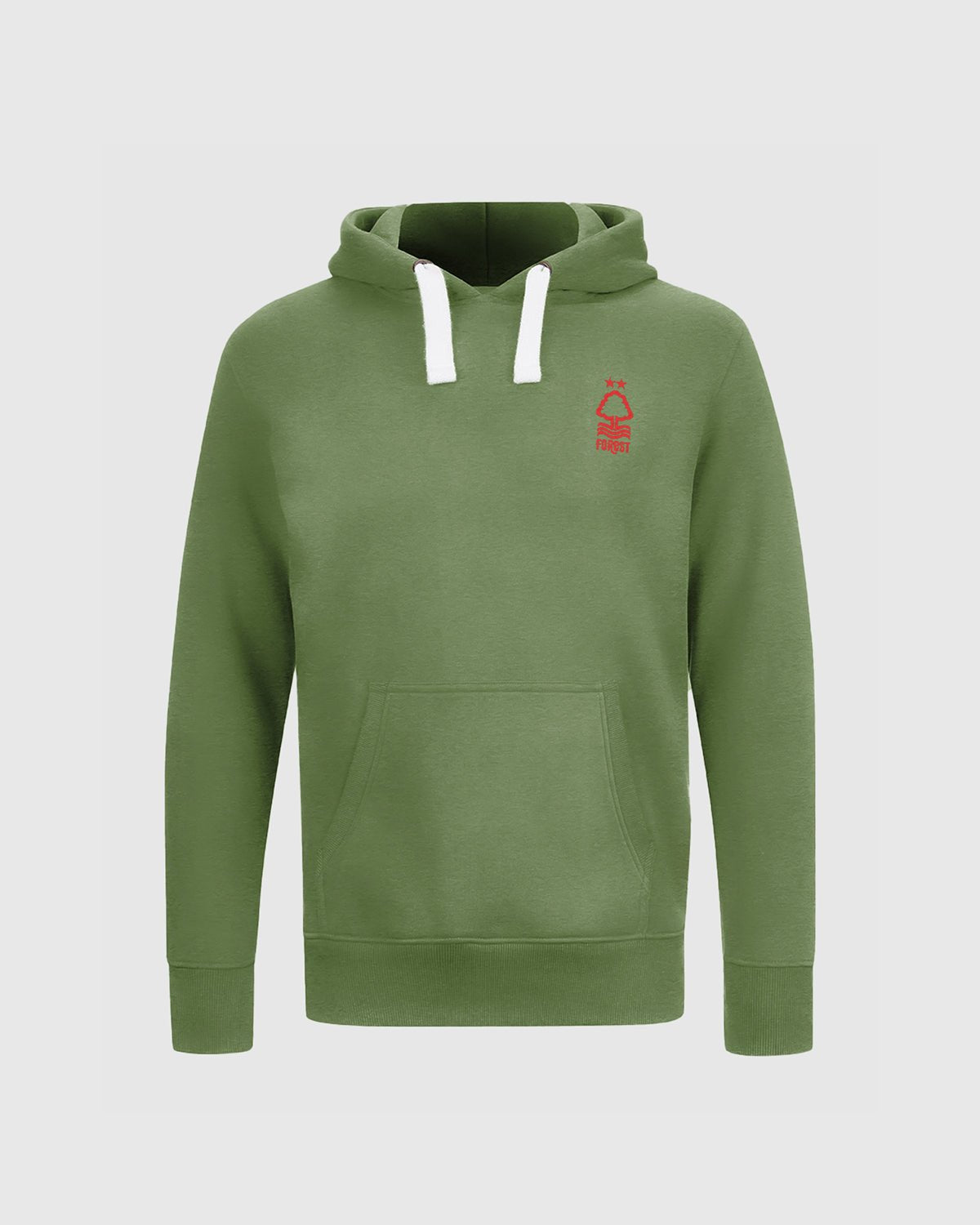 NFFC Junior Khaki Essential Crest Hoodie - Nottingham Forest FC