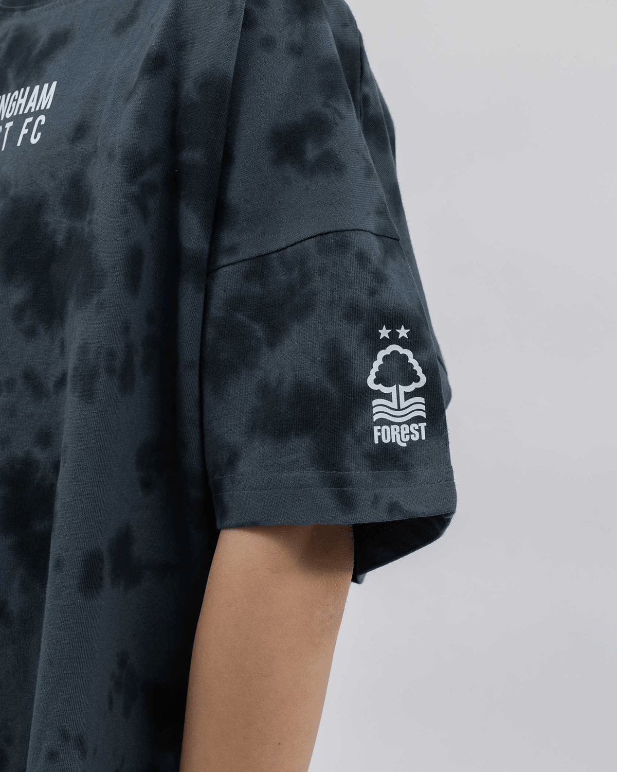 NFFC Junior Mist Print Cotton T-Shirt - Nottingham Forest FC