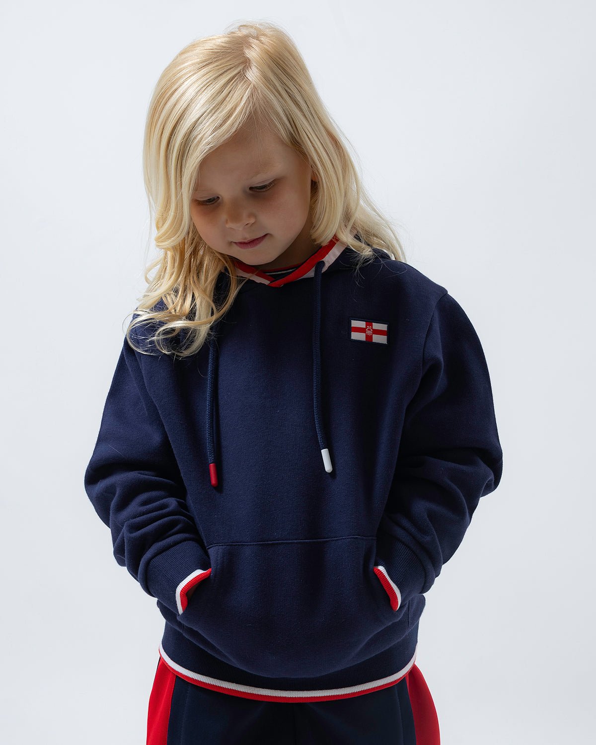 NFFC Junior Navy Club & Country Hoodie - Nottingham Forest FC