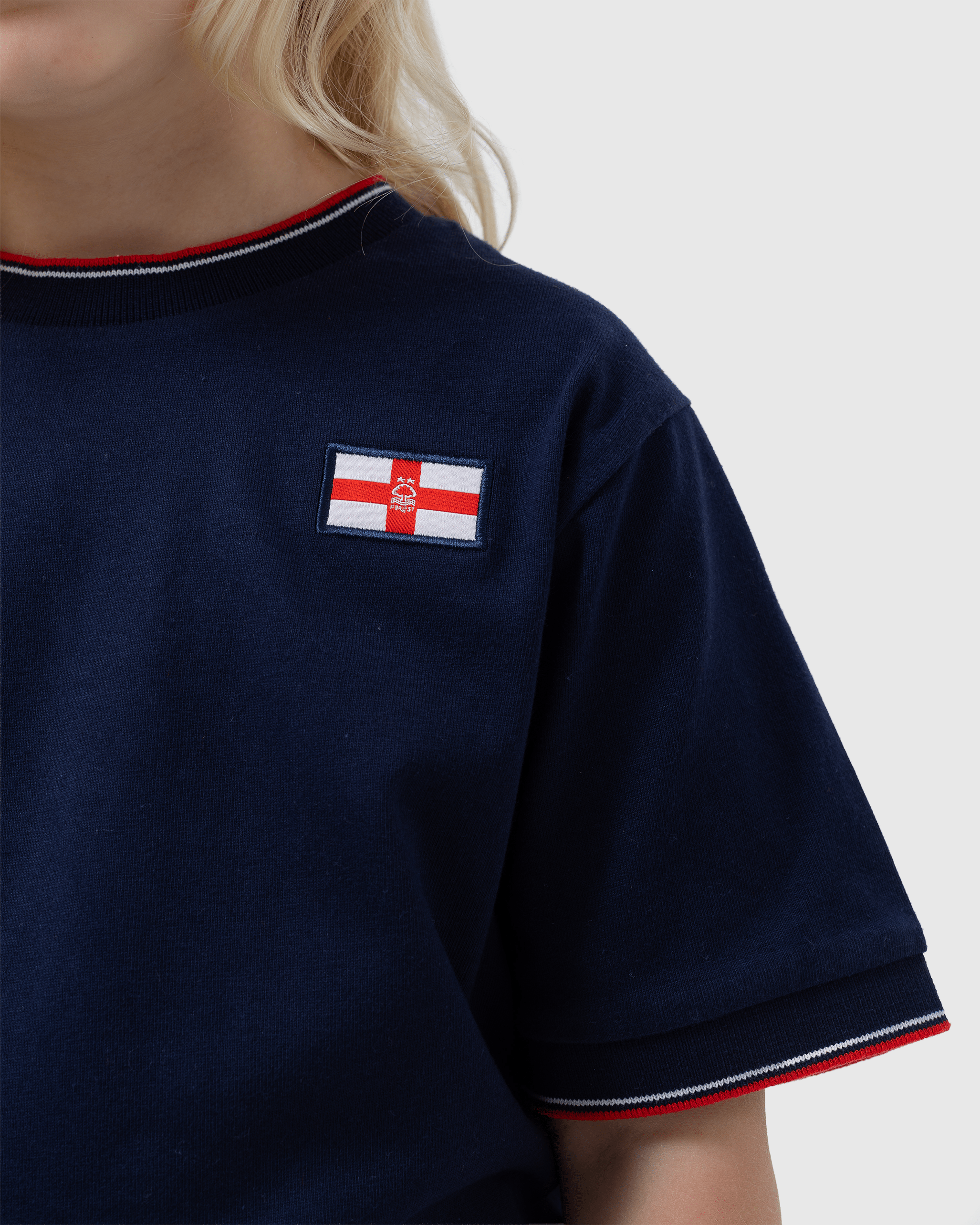 NFFC Junior Navy Club & Country T-Shirt - Nottingham Forest FC