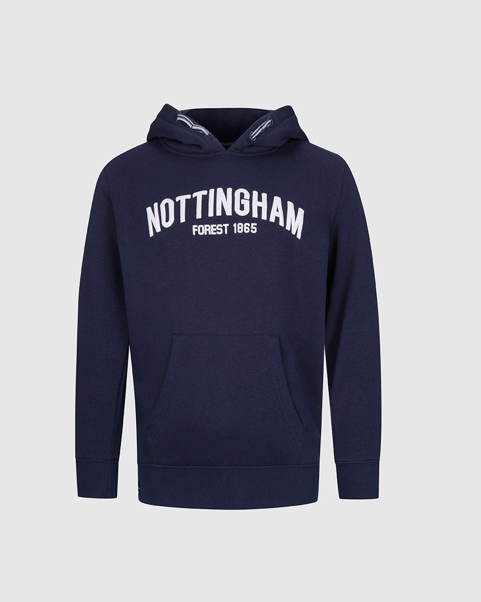 NFFC Junior Navy Collegiate Print Hoodie - Nottingham Forest FC