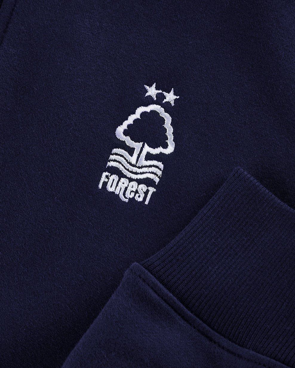 NFFC Junior Navy Essential Full Zip Track Top - Nottingham Forest FC