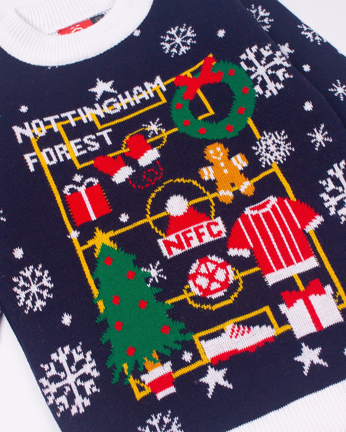 NFFC Junior Navy Festive Selection Christmas Jumper - Nottingham Forest FC