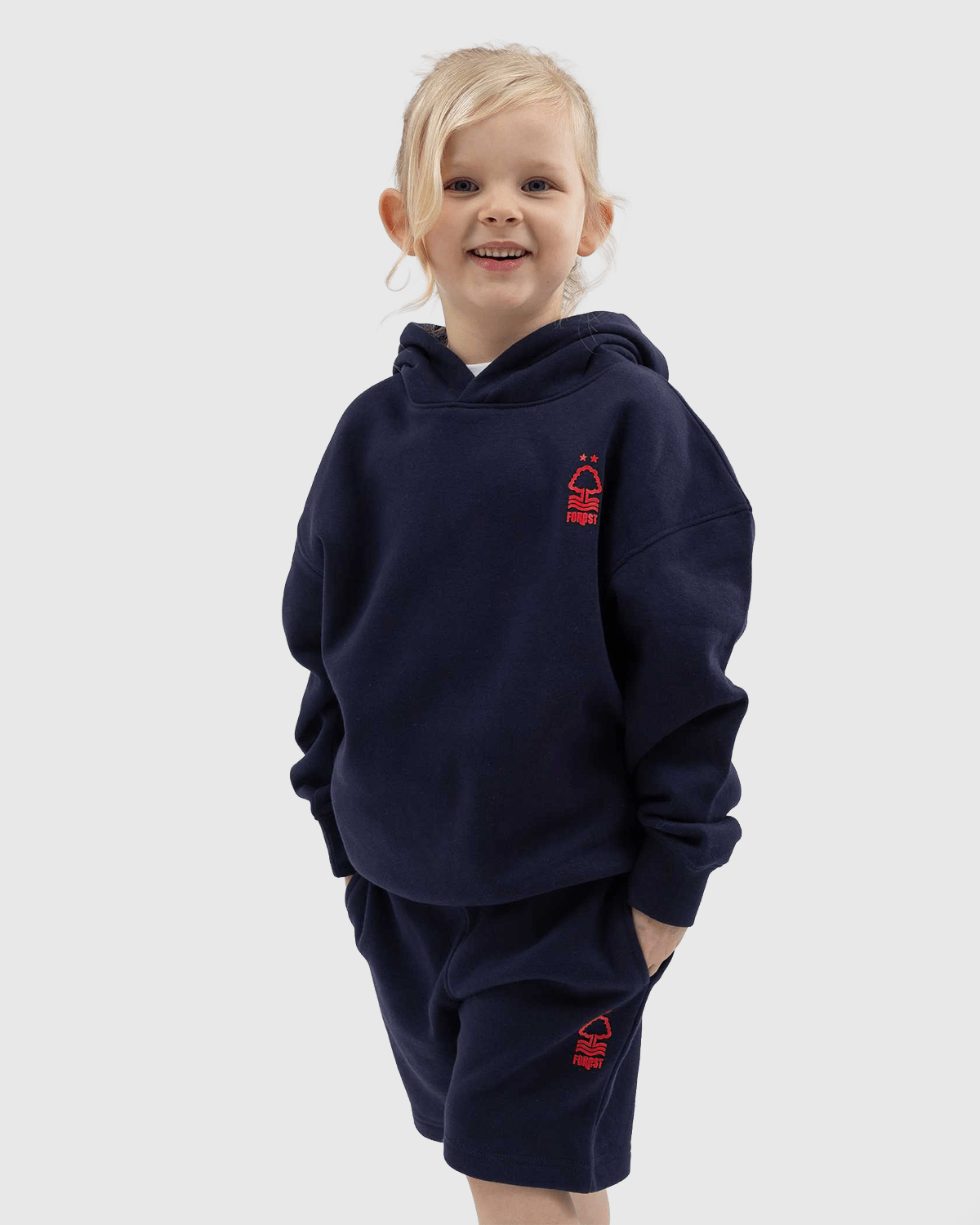 NFFC Junior Navy Graffiti Hoodie - Nottingham Forest FC