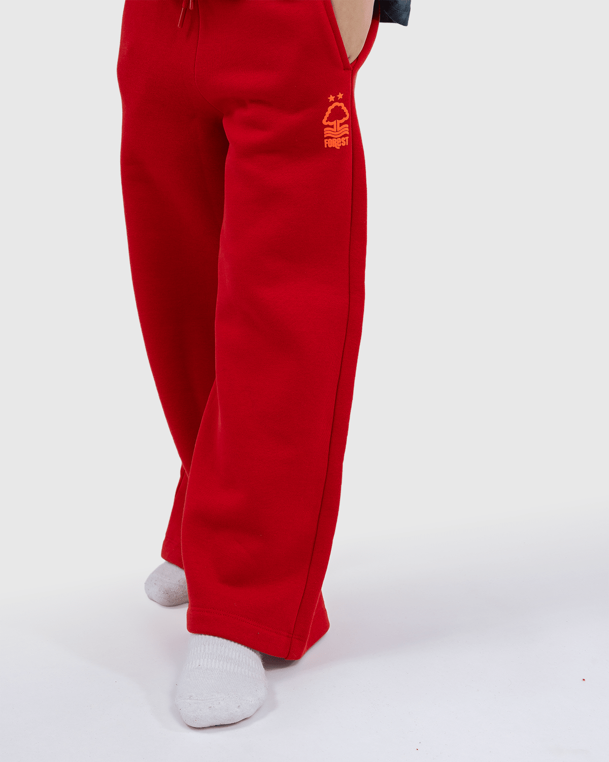 NFFC Junior Puff Print Open Hem Jogger - Nottingham Forest FC