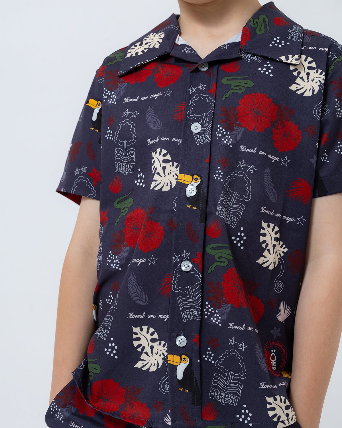 NFFC Junior Purple Jungle Shirt - Nottingham Forest FC