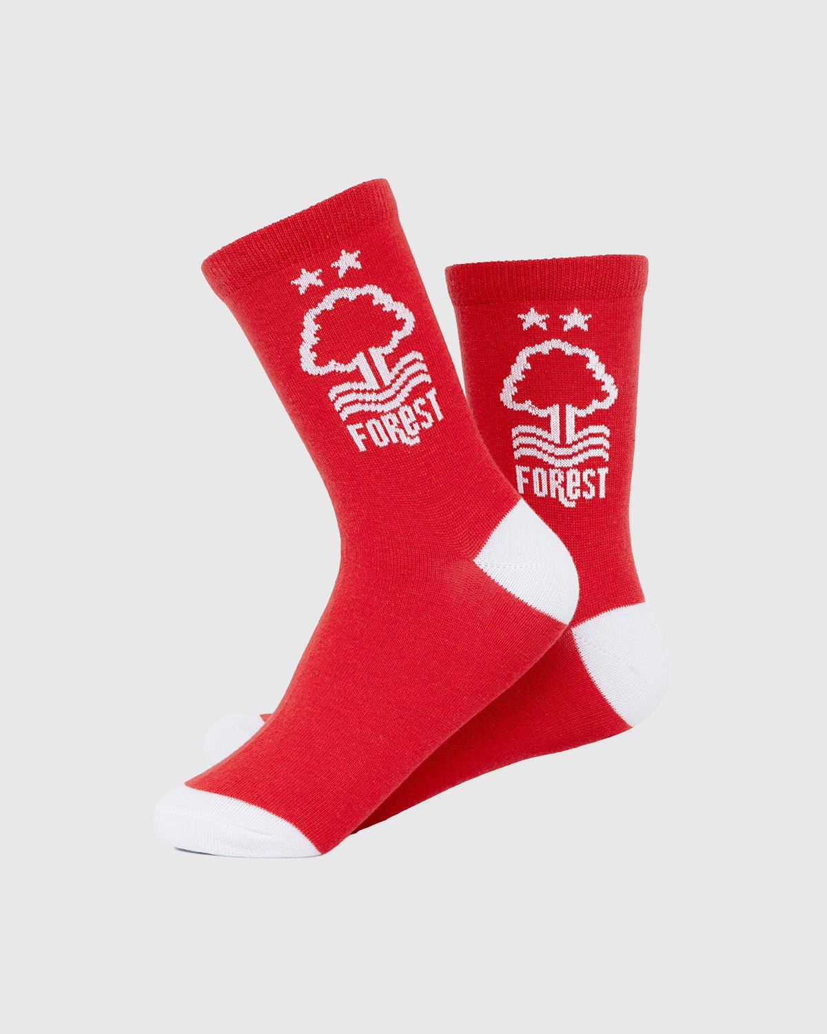 NFFC Junior Red Crest Socks - Nottingham Forest FC