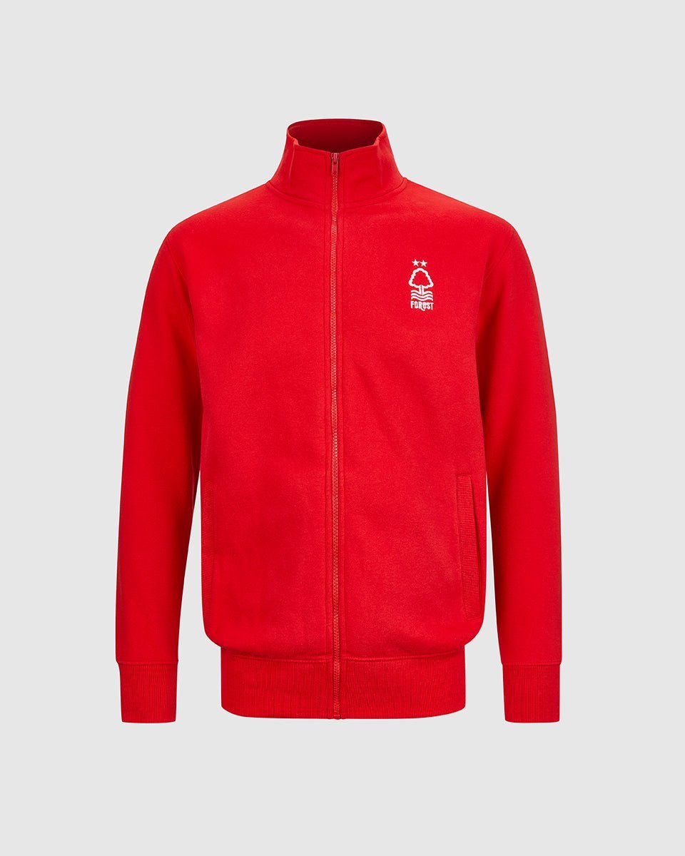 NFFC Junior Red Essential Crest Full Zip Track Top - Nottingham Forest FC