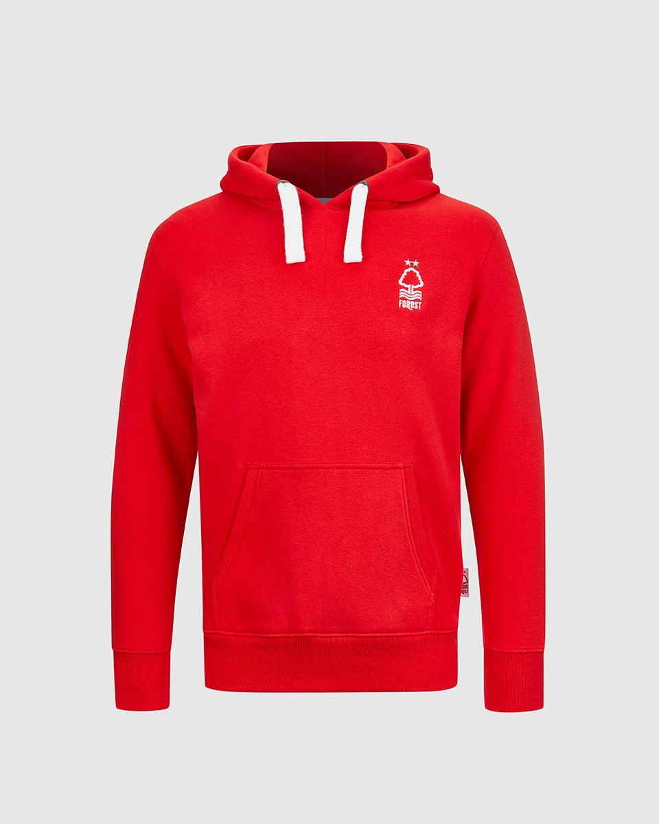 NFFC Junior Red Essential Crest Hoodie - Nottingham Forest FC