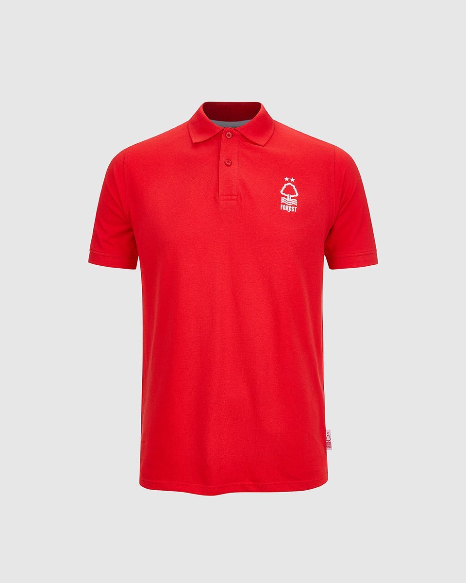NFFC Junior Red Essential Crest Polo - Nottingham Forest FC