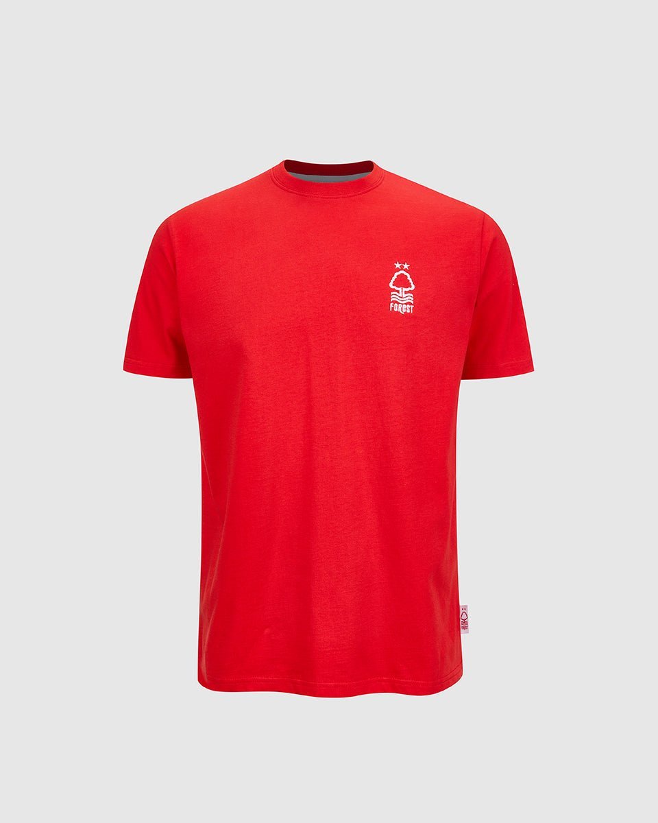 NFFC Junior Red Essential Crest T-Shirt - Nottingham Forest FC