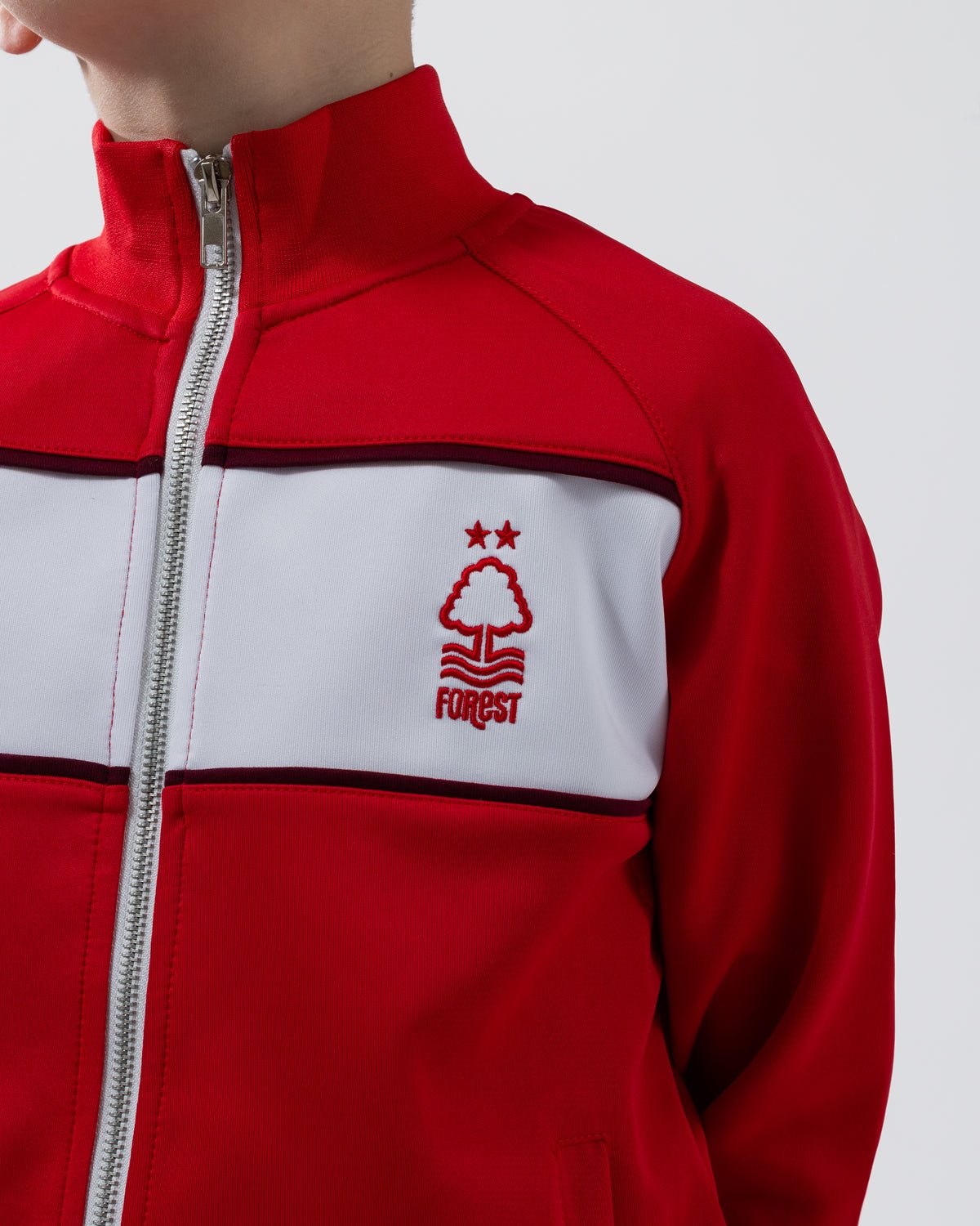 NFFC Junior Red Essential Crest Tracksuit - Nottingham Forest FC