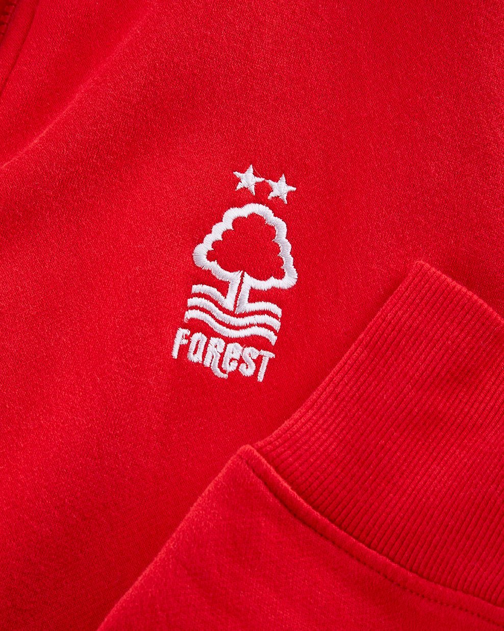 NFFC Junior Red Essential Full Zip Track Top - Nottingham Forest FC