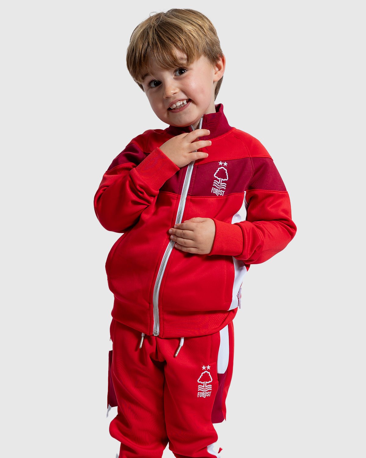 NFFC Junior Red Essential Tracksuit - Nottingham Forest FC