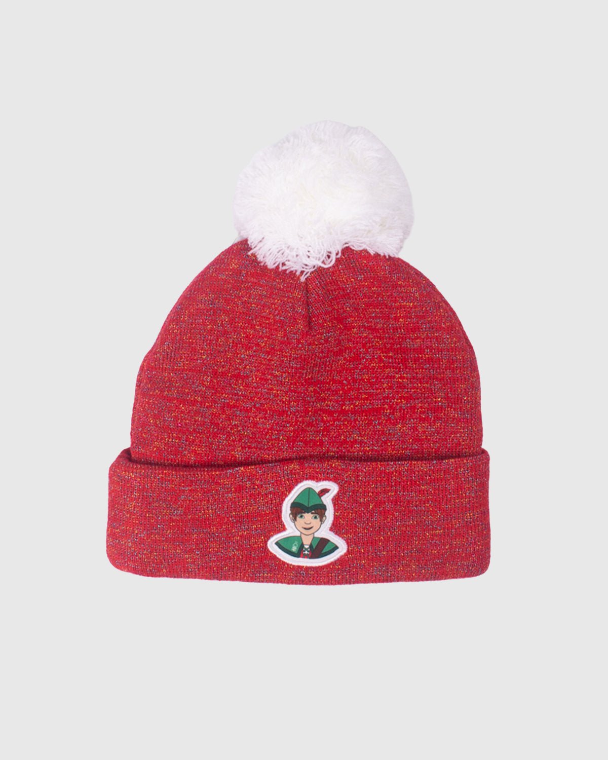 NFFC Junior Red Glitter Bobble Hat - Nottingham Forest FC