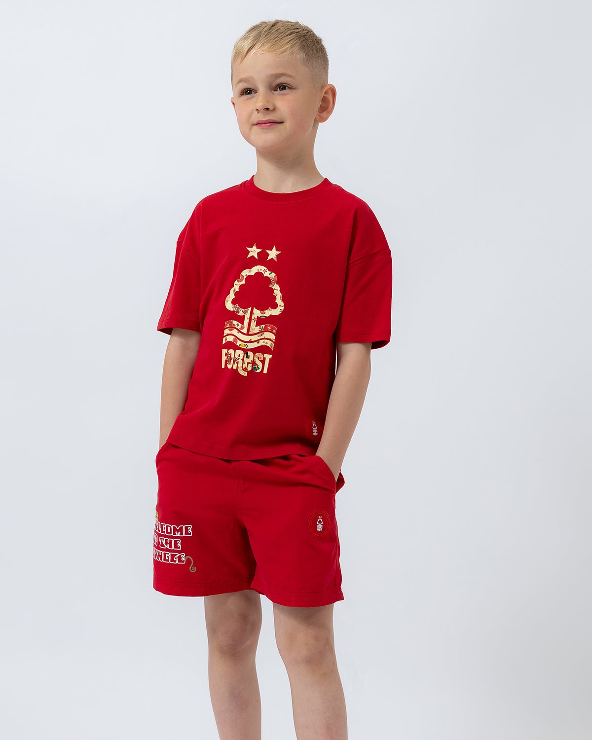 NFFC Junior Red Jungle T-Shirt - Nottingham Forest FC