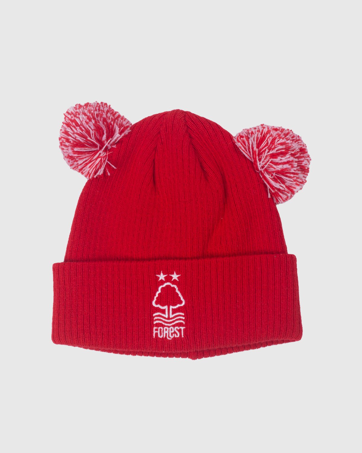 NFFC Junior Red Pom Pom Beanie - Nottingham Forest FC