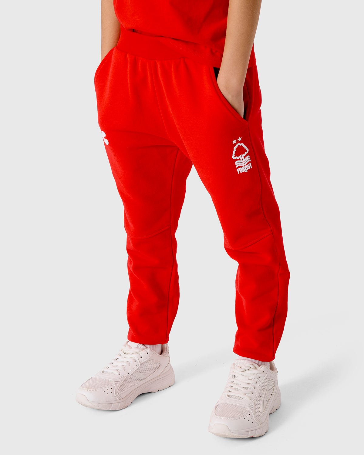 NFFC Junior Red Puff Print Jogger - Nottingham Forest FC