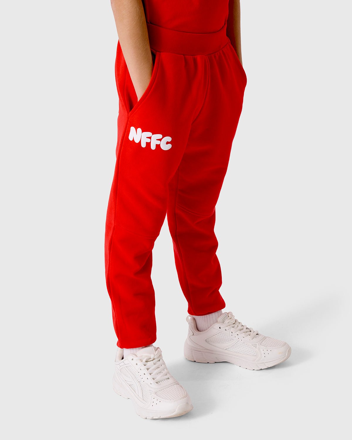 NFFC Junior Red Puff Print Jogger - Nottingham Forest FC