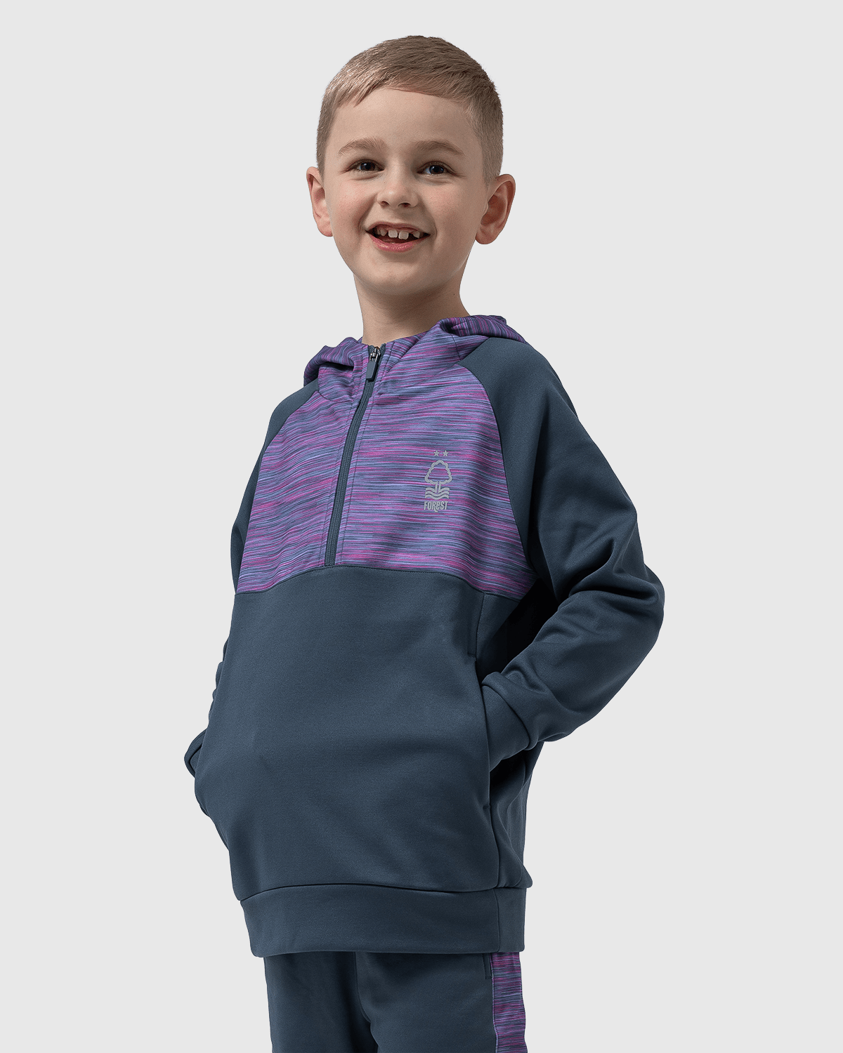 NFFC Junior Space Dye Over Head Jacket - Nottingham Forest FC