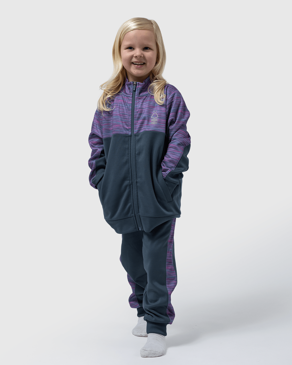 NFFC Junior Space Dye Track Top - Nottingham Forest FC