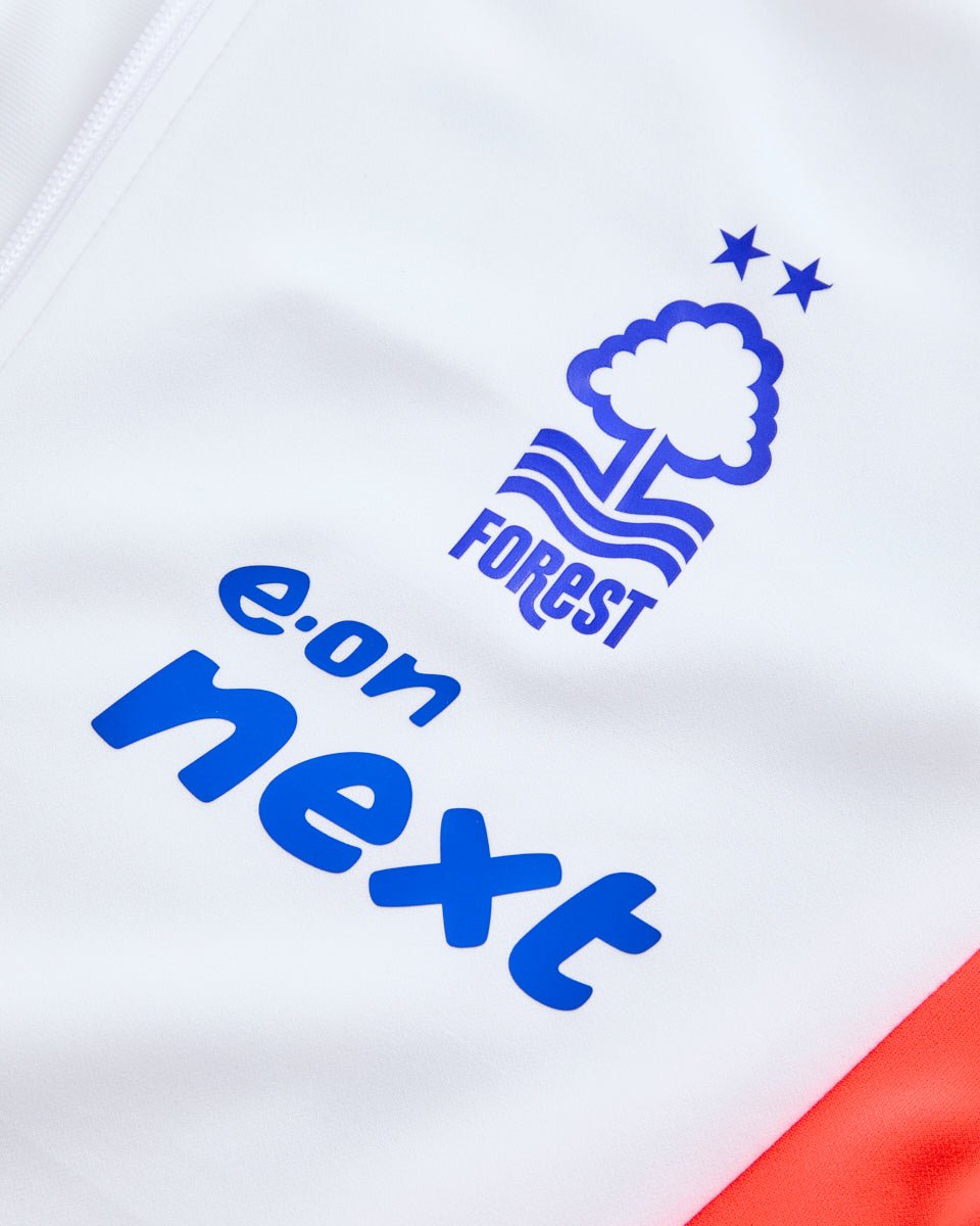 NFFC Junior White Anthem Jacket 24/25 - Nottingham Forest FC