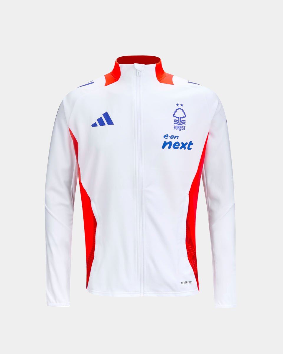 NFFC Junior White Anthem Jacket 24/25 - Nottingham Forest FC