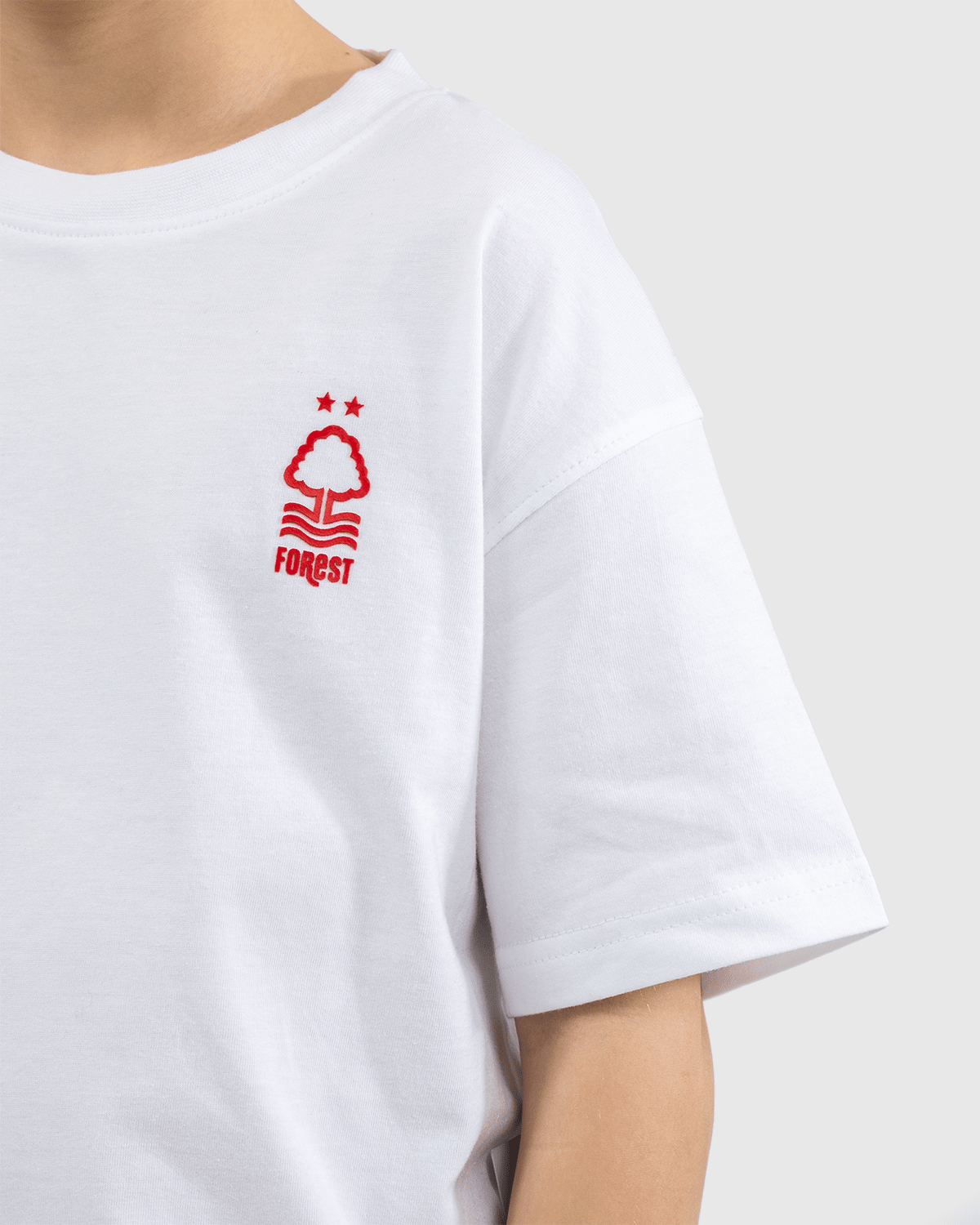 NFFC Junior White Back Print T-Shirt - Nottingham Forest FC