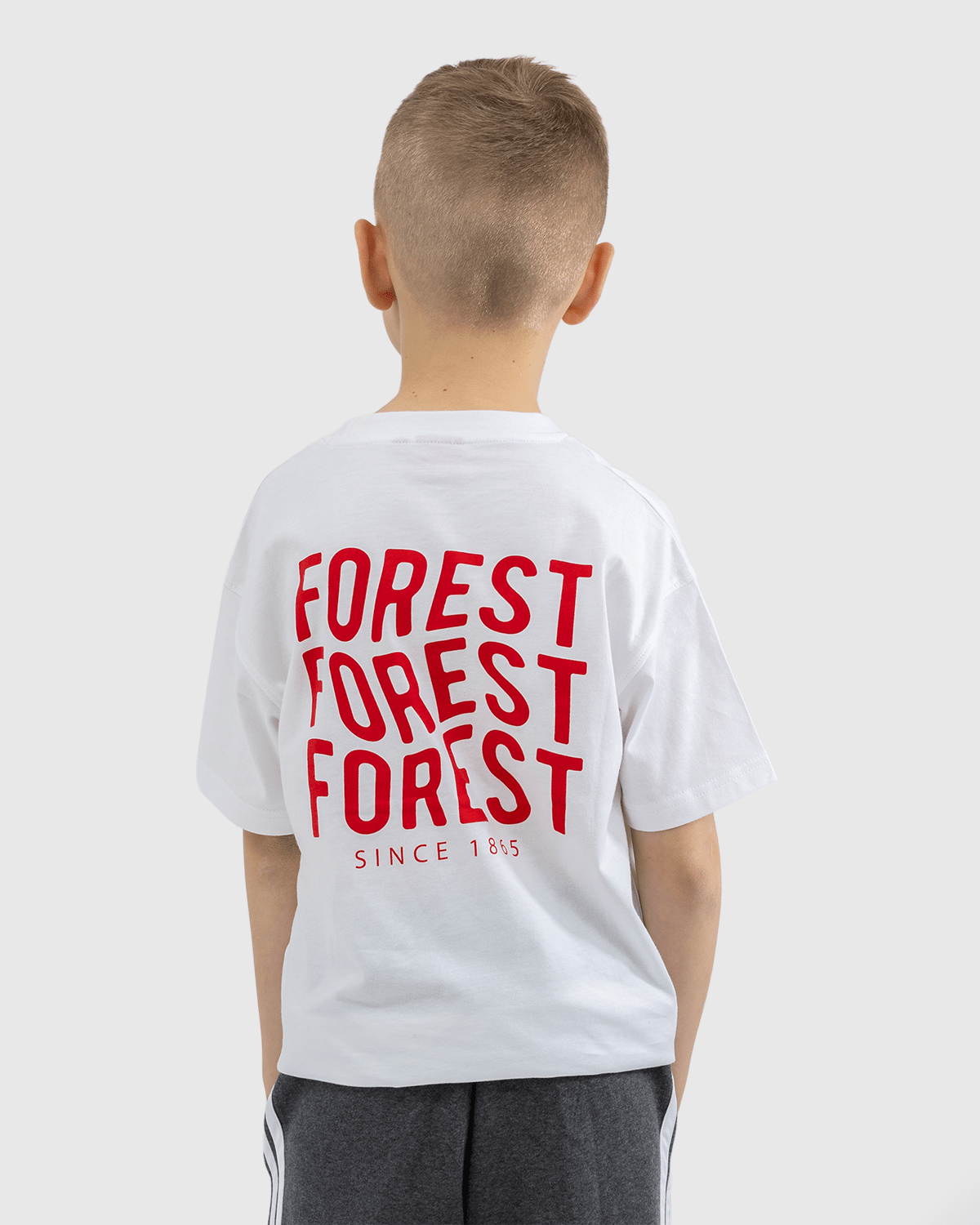 NFFC Junior White Back Print T-Shirt - Nottingham Forest FC