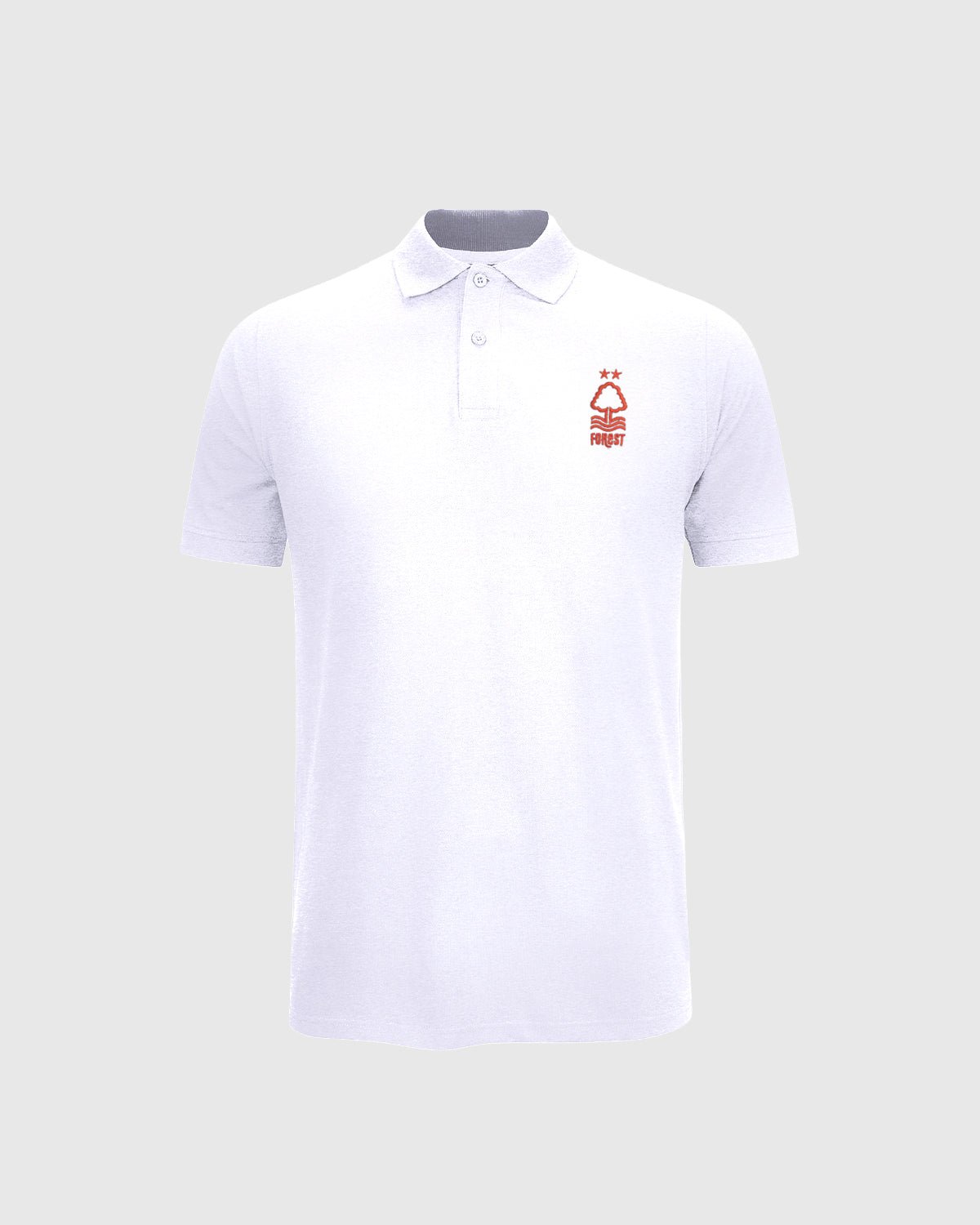 NFFC Junior White Essential Crest Polo - Nottingham Forest FC