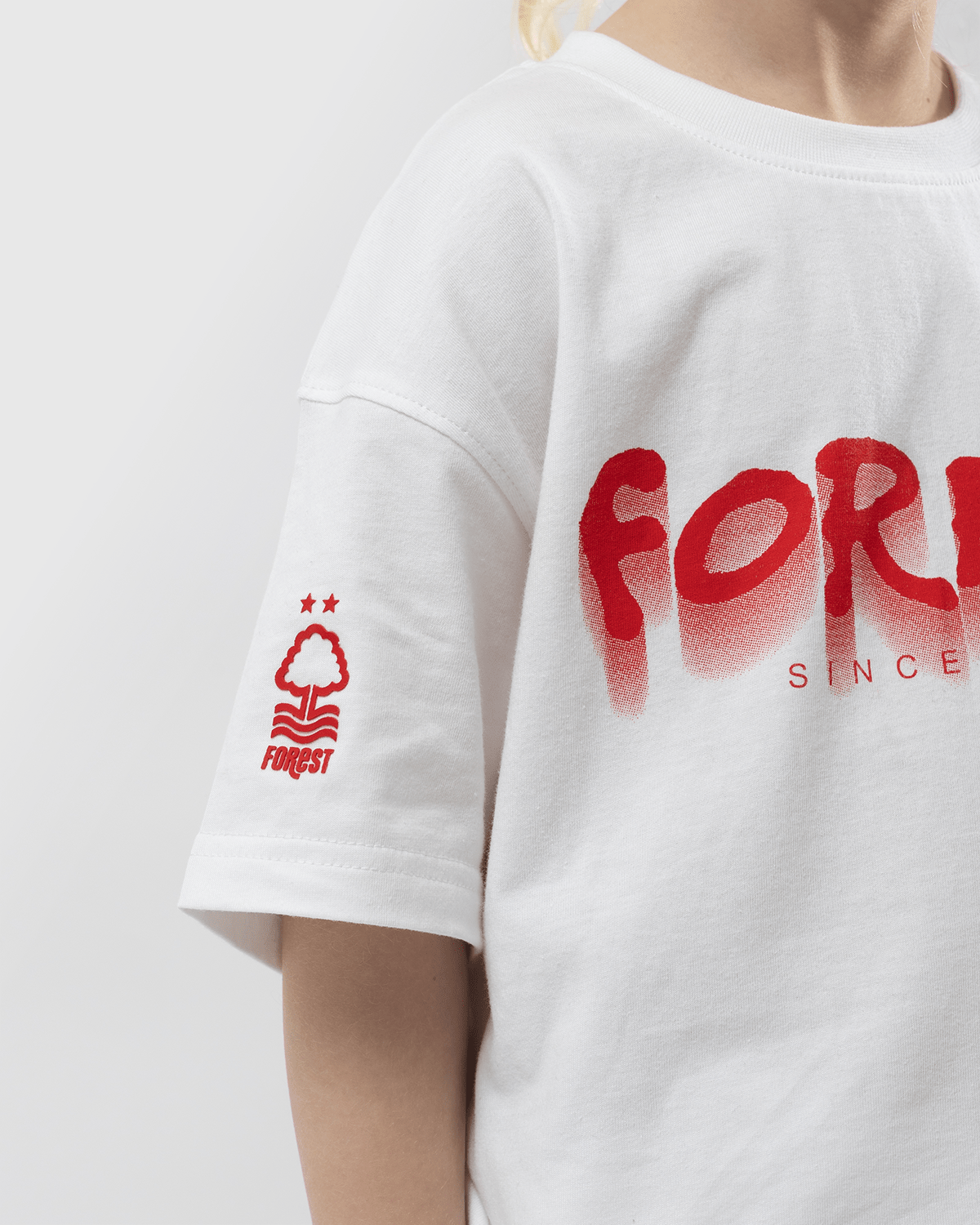 NFFC Junior White Graffiti T-Shirt - Nottingham Forest FC
