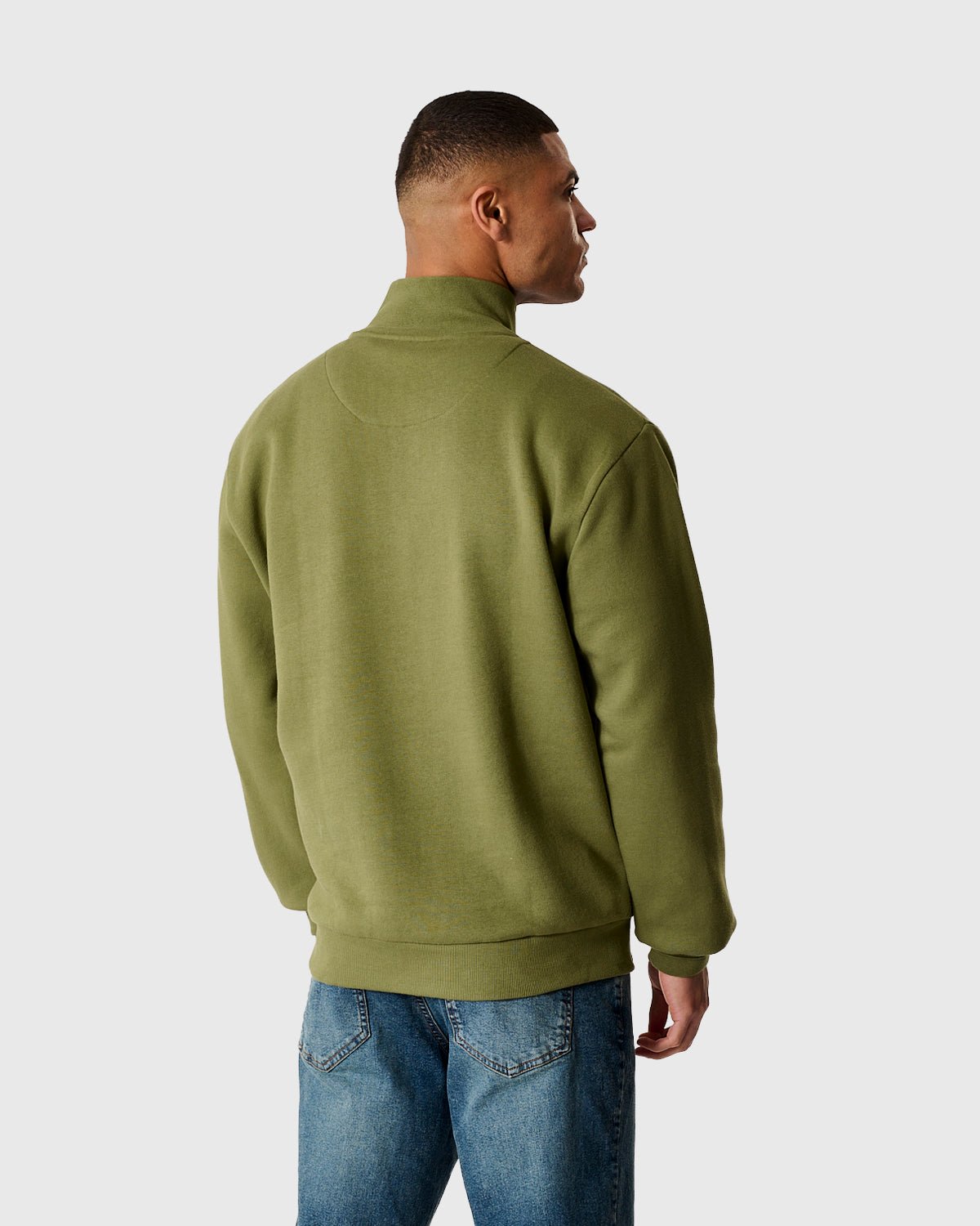 NFFC Khaki Classic 1/4 Zip Top - Nottingham Forest FC