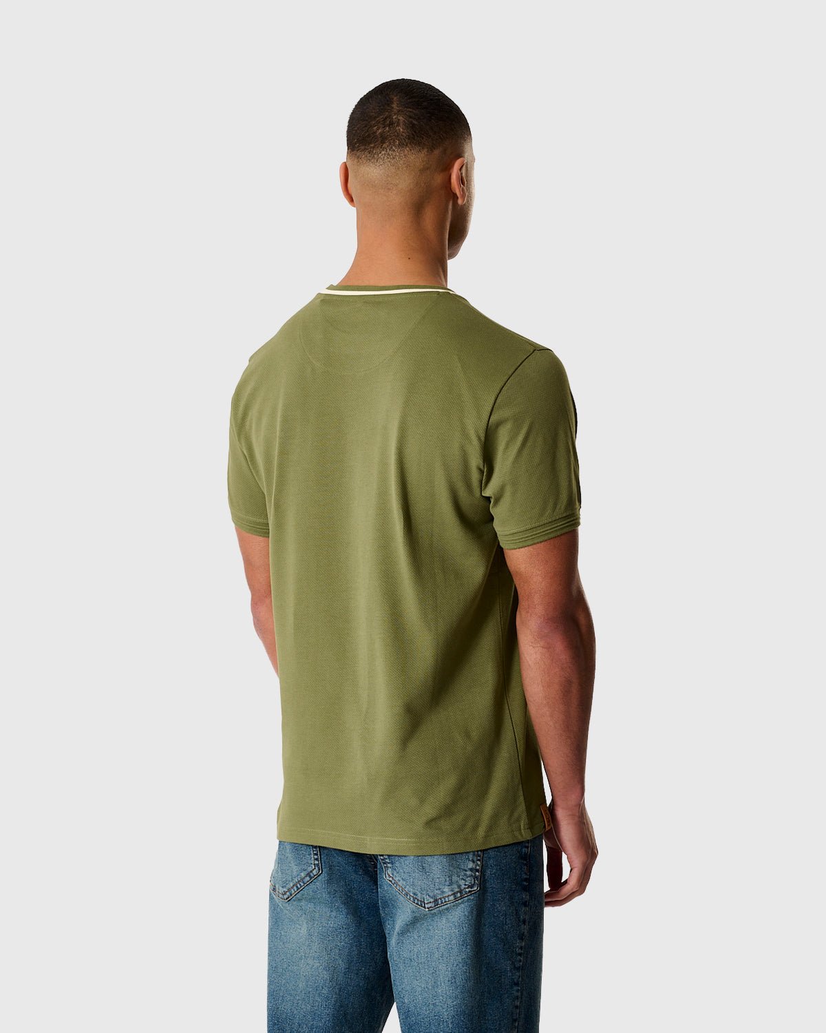 NFFC Khaki Classic Bubble Knit T-Shirt - Nottingham Forest FC