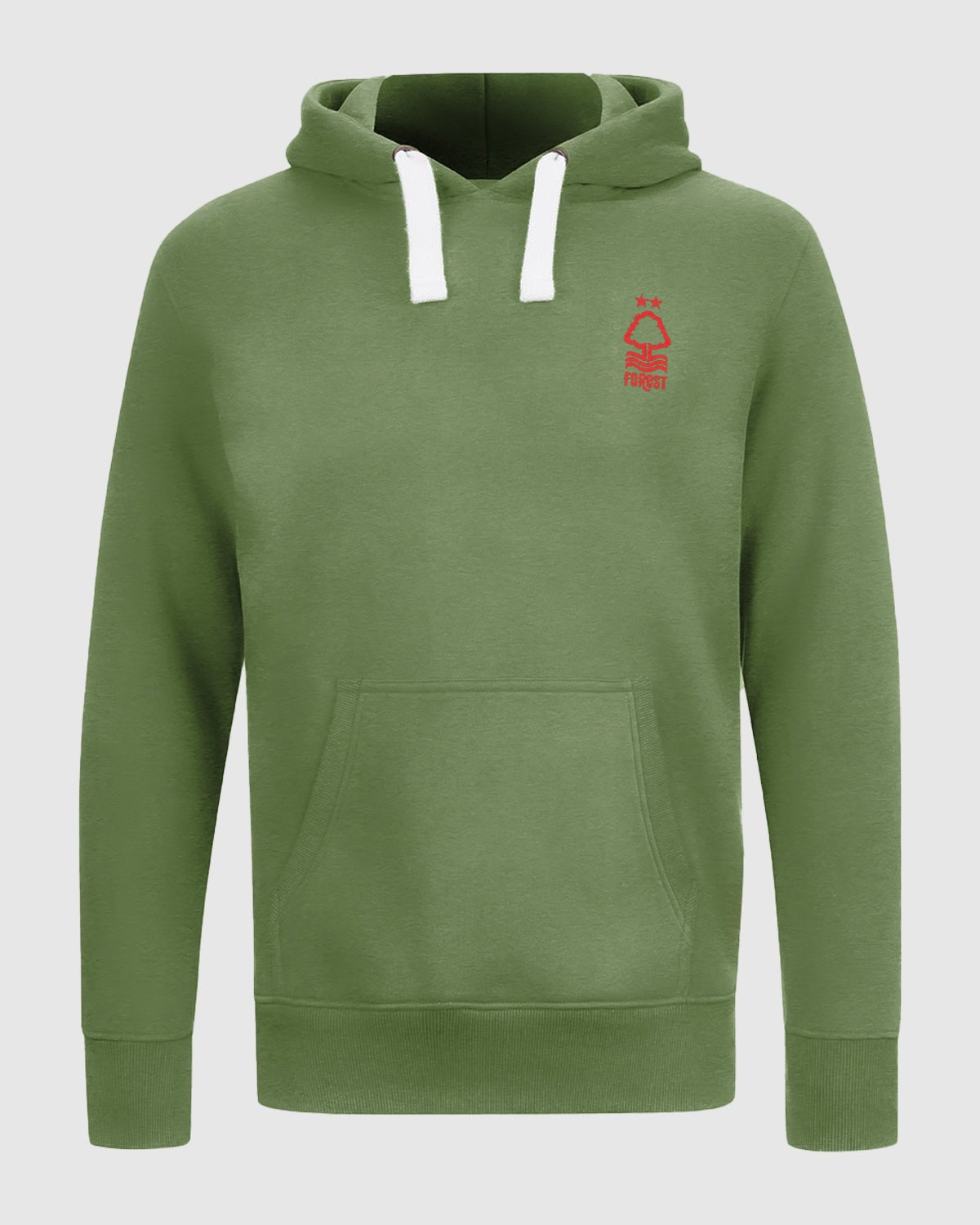 NFFC Khaki Essential Crest Hoodie - Nottingham Forest FC