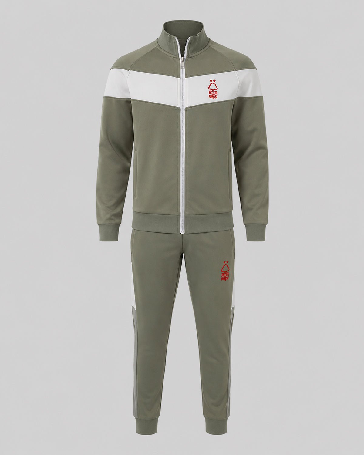 NFFC Khaki Essential Crest Tracksuit - Nottingham Forest FC