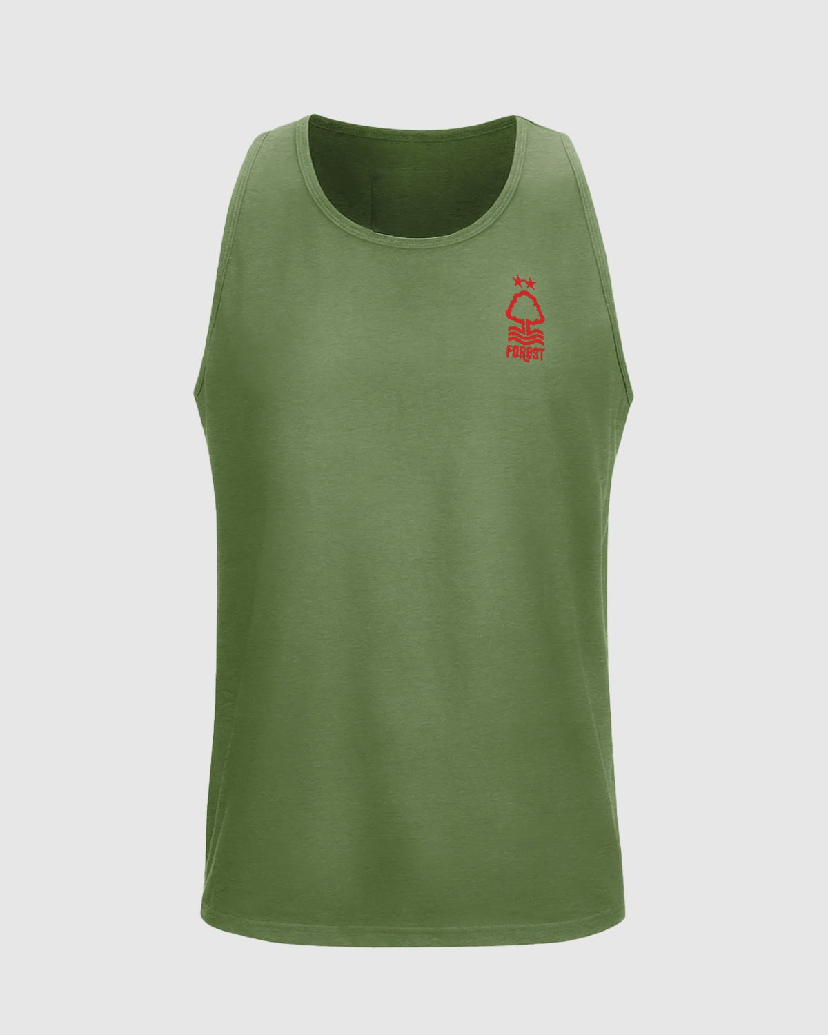 NFFC Khaki Essential Crest Vest - Nottingham Forest FC