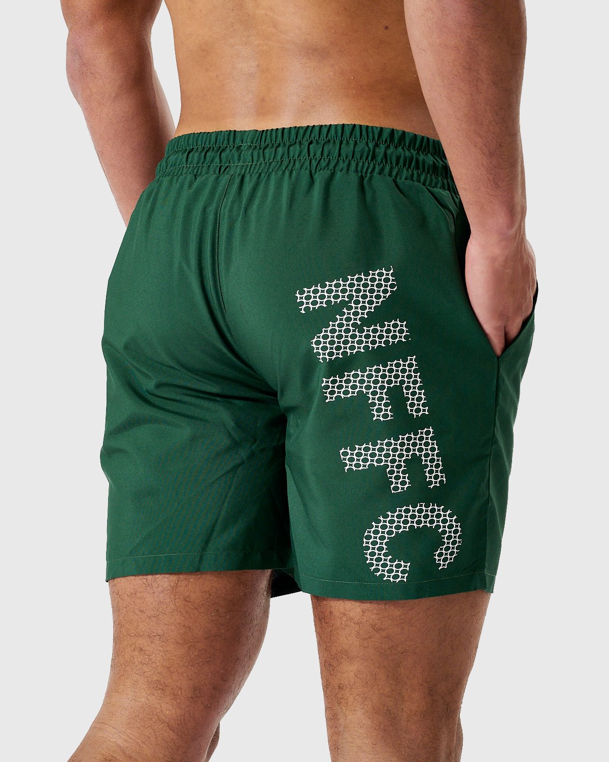 NFFC Khaki Large Logo Swim Shorts - Nottingham Forest FC