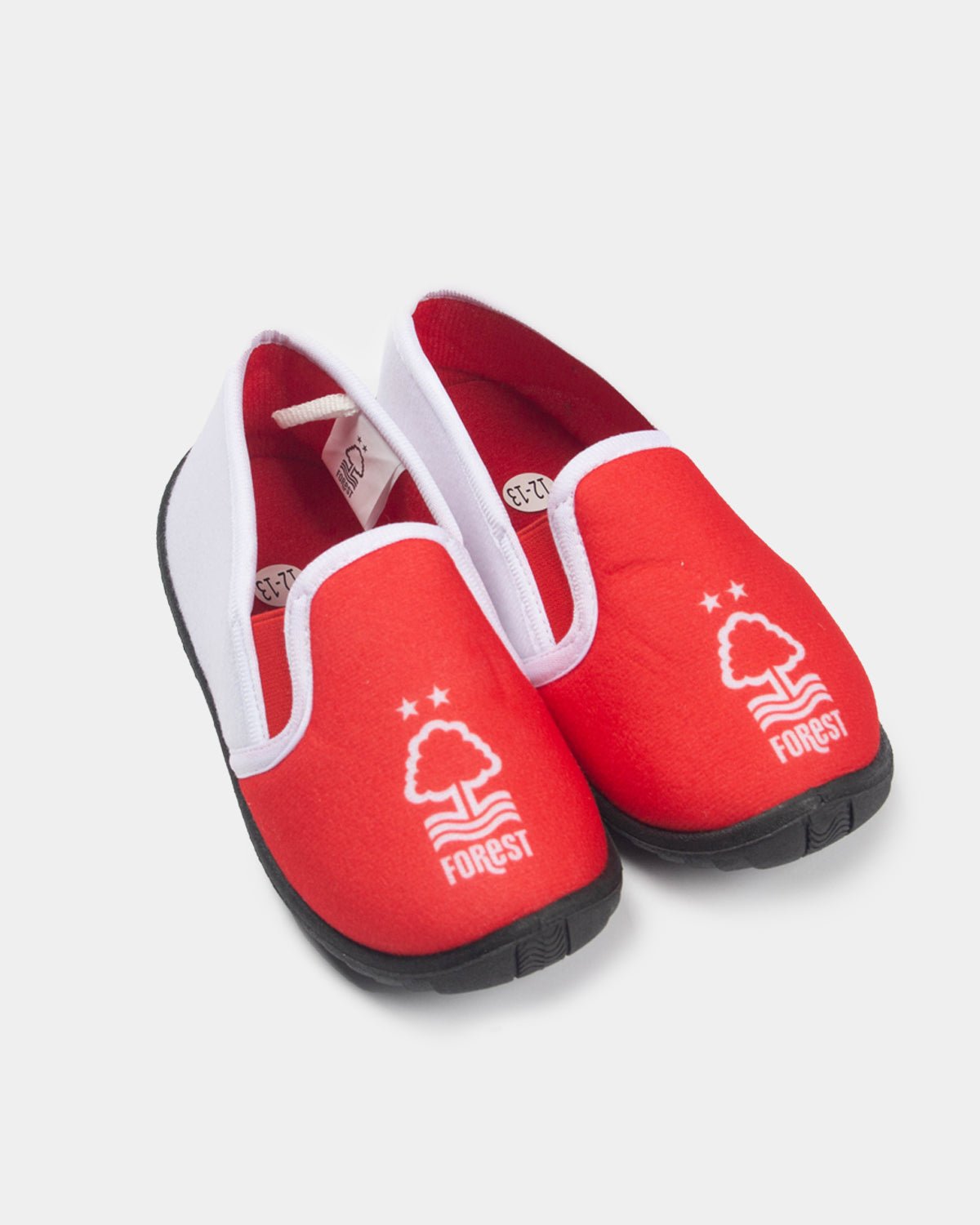 NFFC Kids Red & White Slippers - Nottingham Forest FC