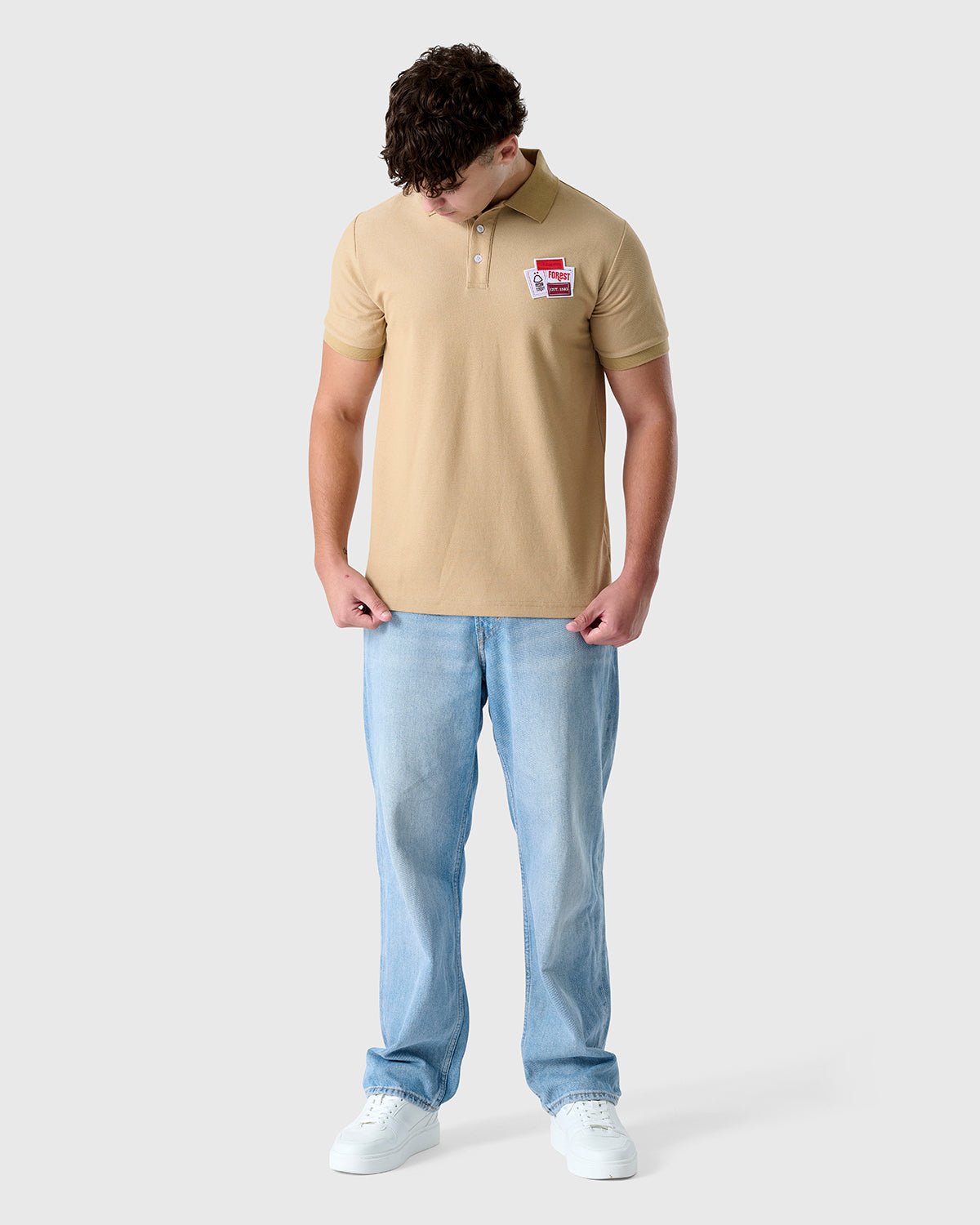 NFFC Labels Sand Polo - Nottingham Forest FC