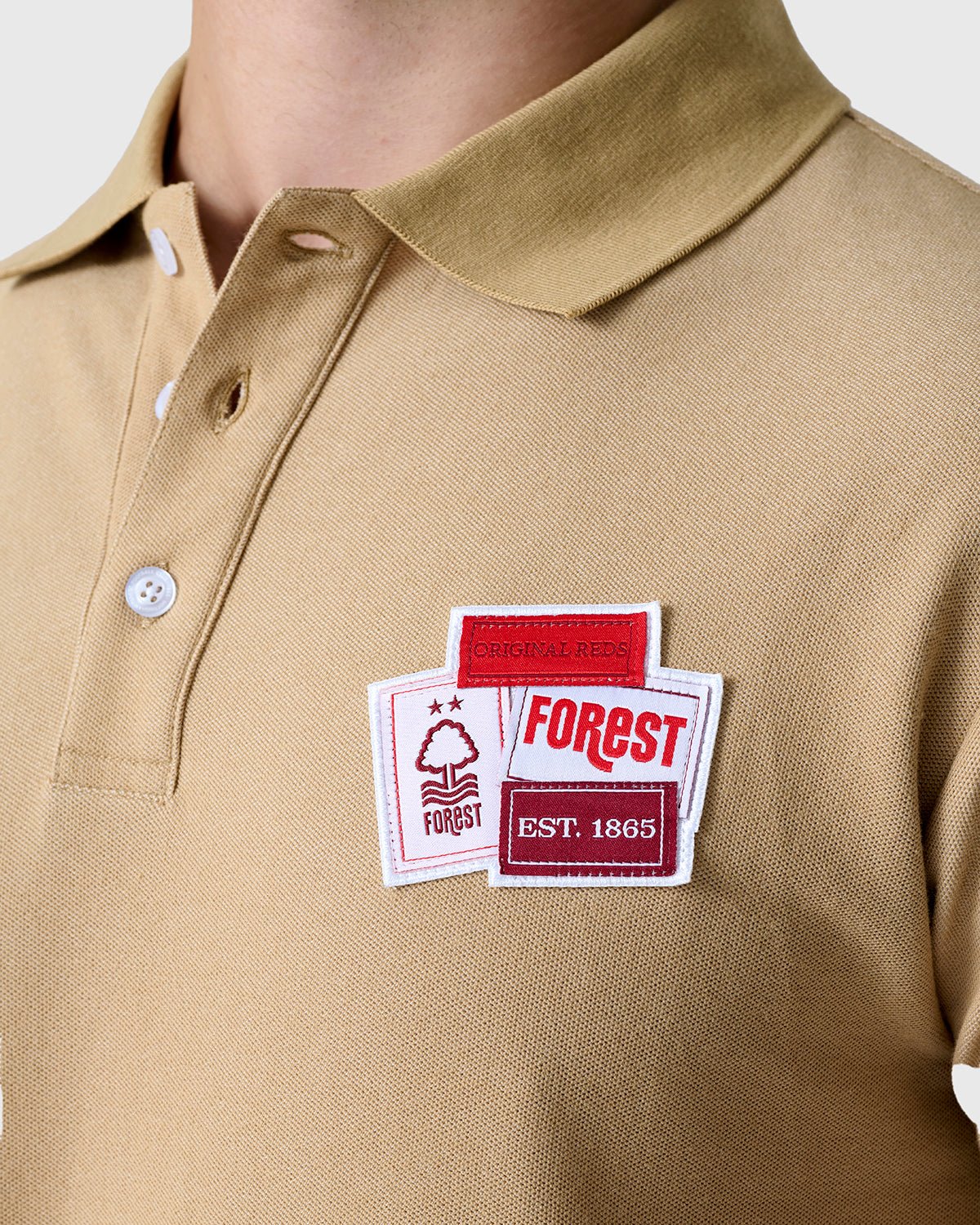 NFFC Labels Sand Polo - Nottingham Forest FC