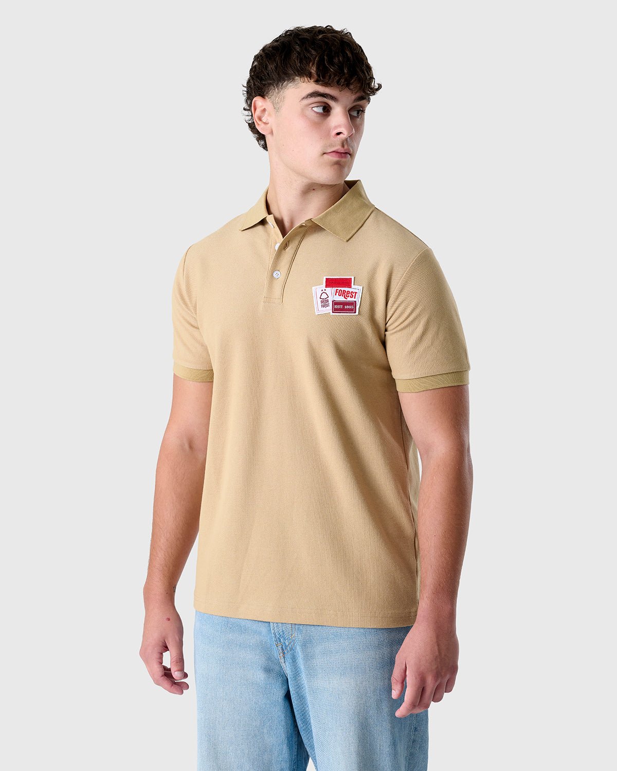 NFFC Labels Sand Polo - Nottingham Forest FC