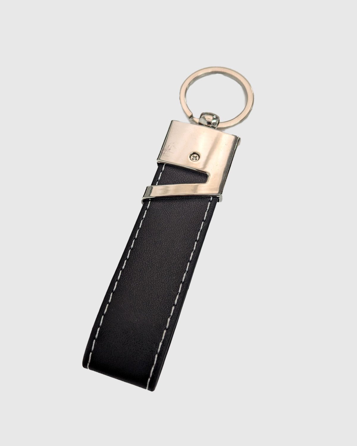 NFFC Leather Enamel Keyring - Nottingham Forest FC