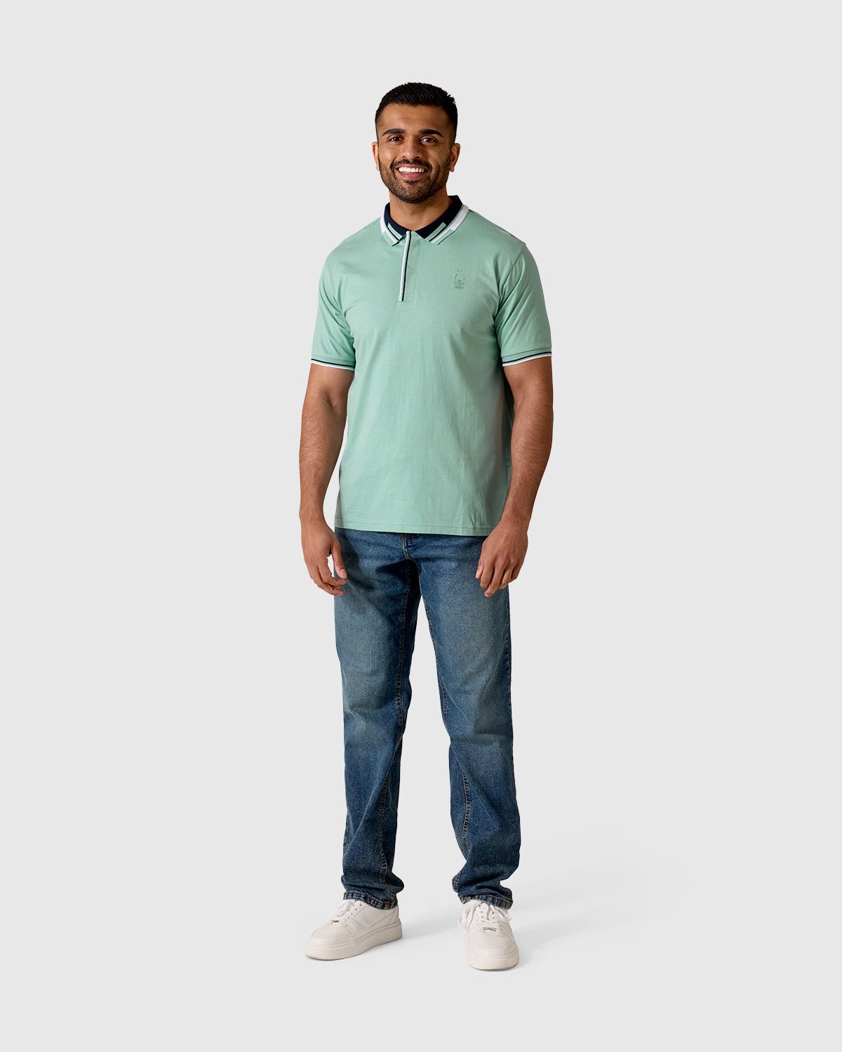 NFFC Light Teal Bridgford Tipped Polo - Nottingham Forest FC