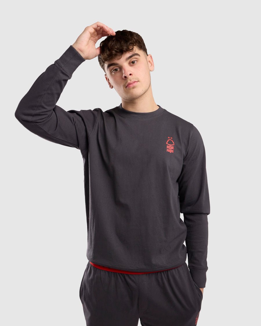 NFFC Long Sleeve Lounge T-Shirt - Nottingham Forest FC